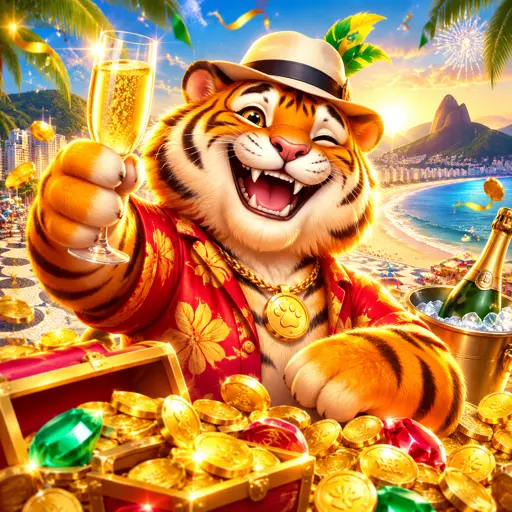Captura de tela do jogo Fortune Tiger mostrando o tigre dourado e a interface de 3 rolos