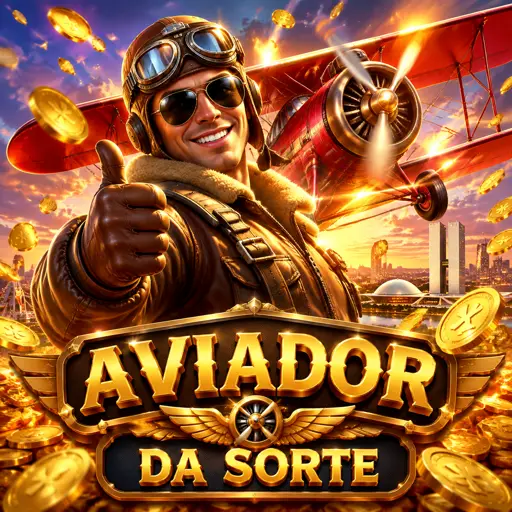 Thumbnail do crash game Aviator com avião decolando