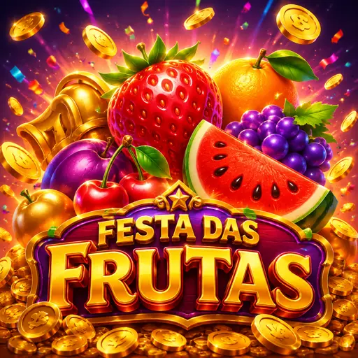 Slot Fruit Party com símbolos de frutas